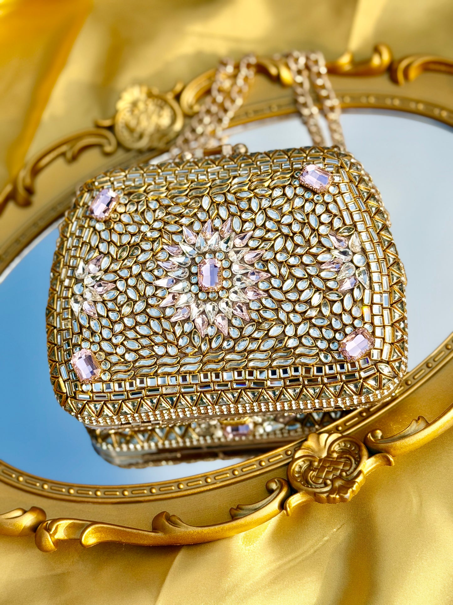 Zahra Kundan Evening Purse