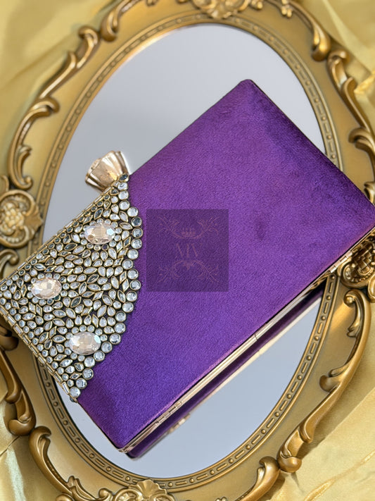 Malika Semi Kundan Purse