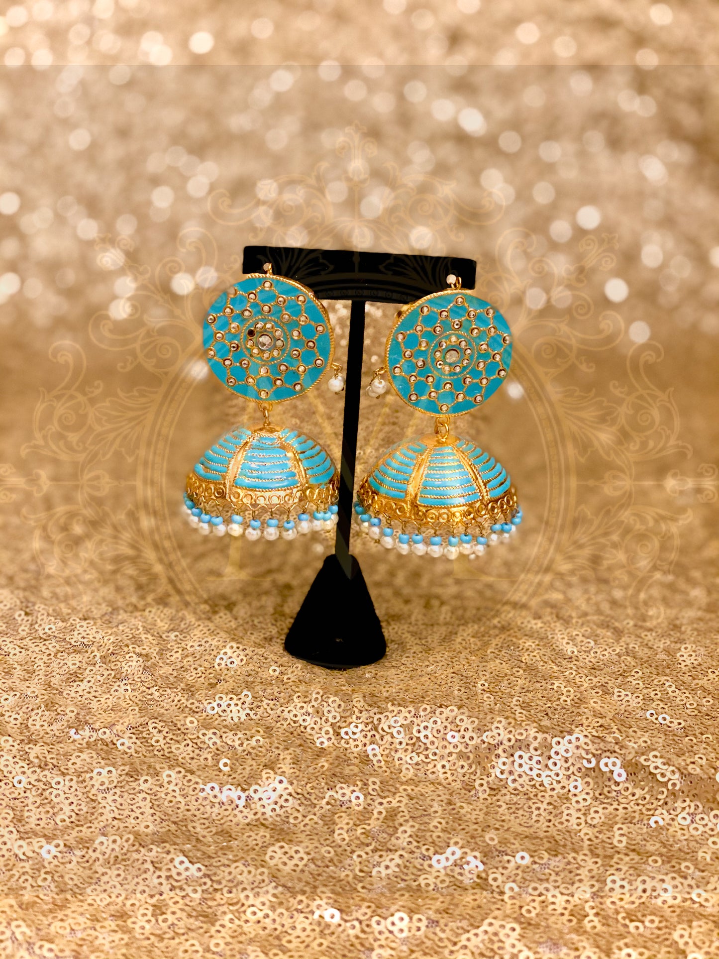 Meenakari Jhumka