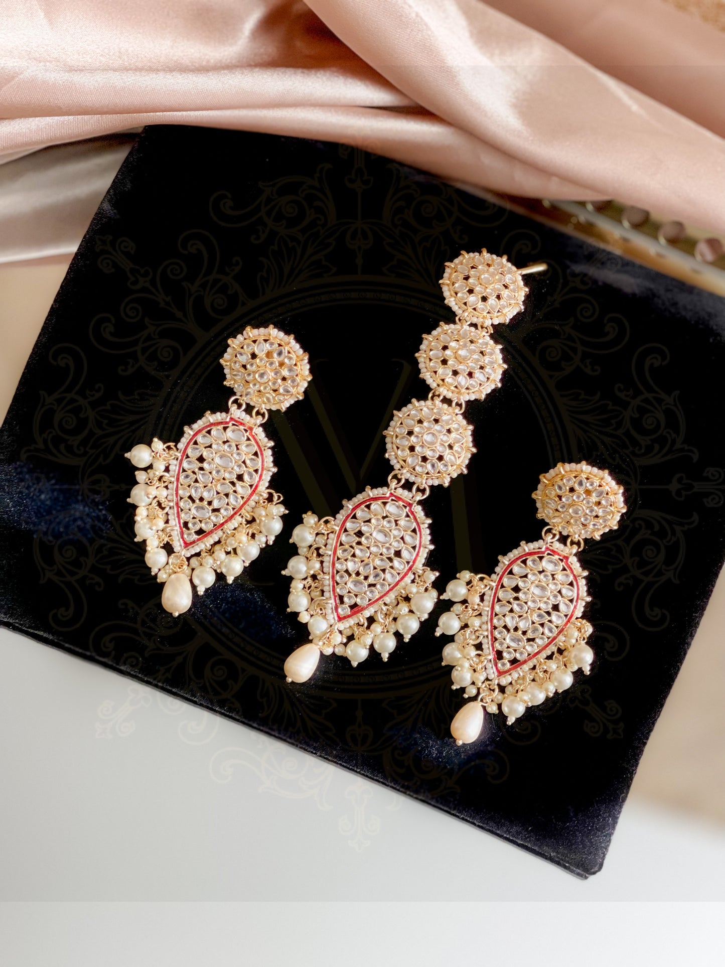 Shama Earring & Teeka Set