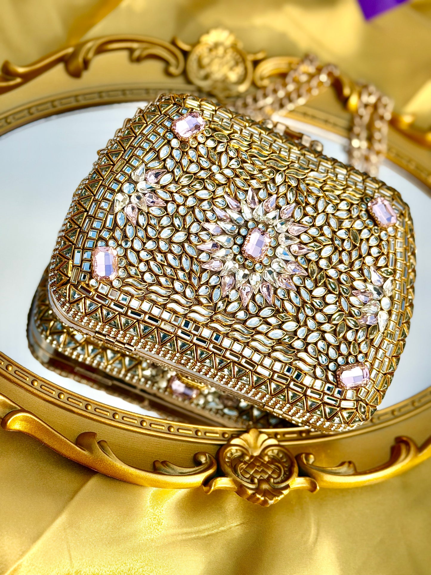 Zahra Kundan Evening Purse